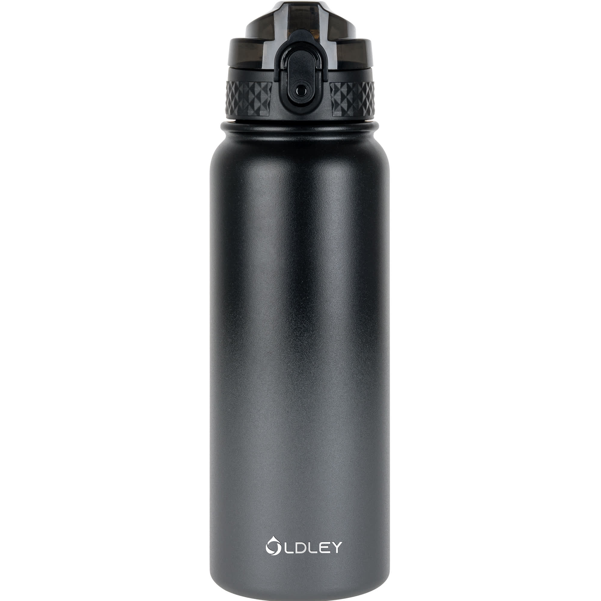 Oldley Black Grey Triple Lid Thermos - Insulated Travel Bottle - Image 7