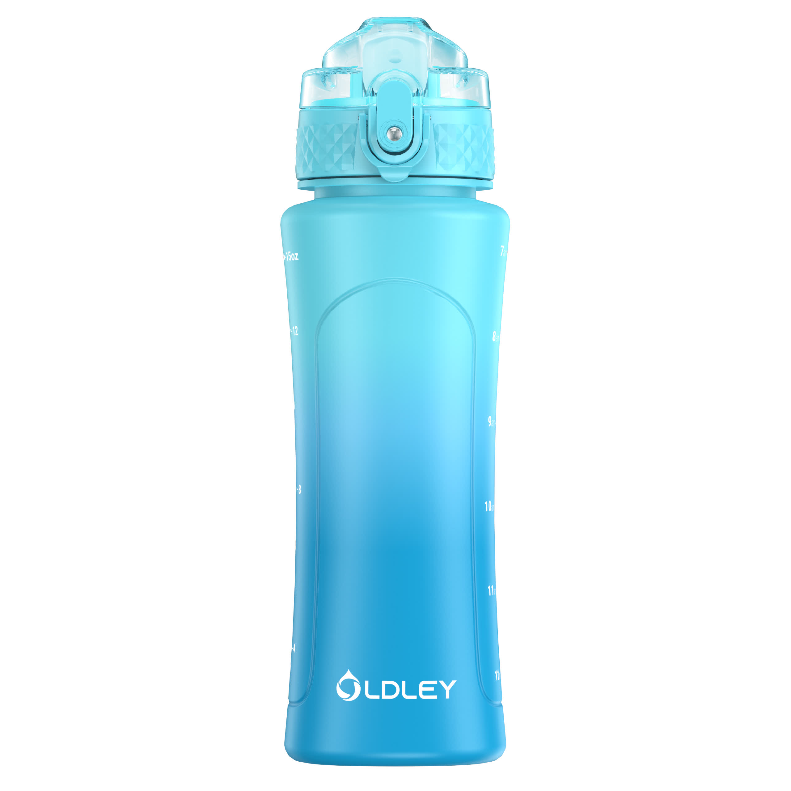 Oldley Green Blue Gradient Kids Water Bottle - Image 7