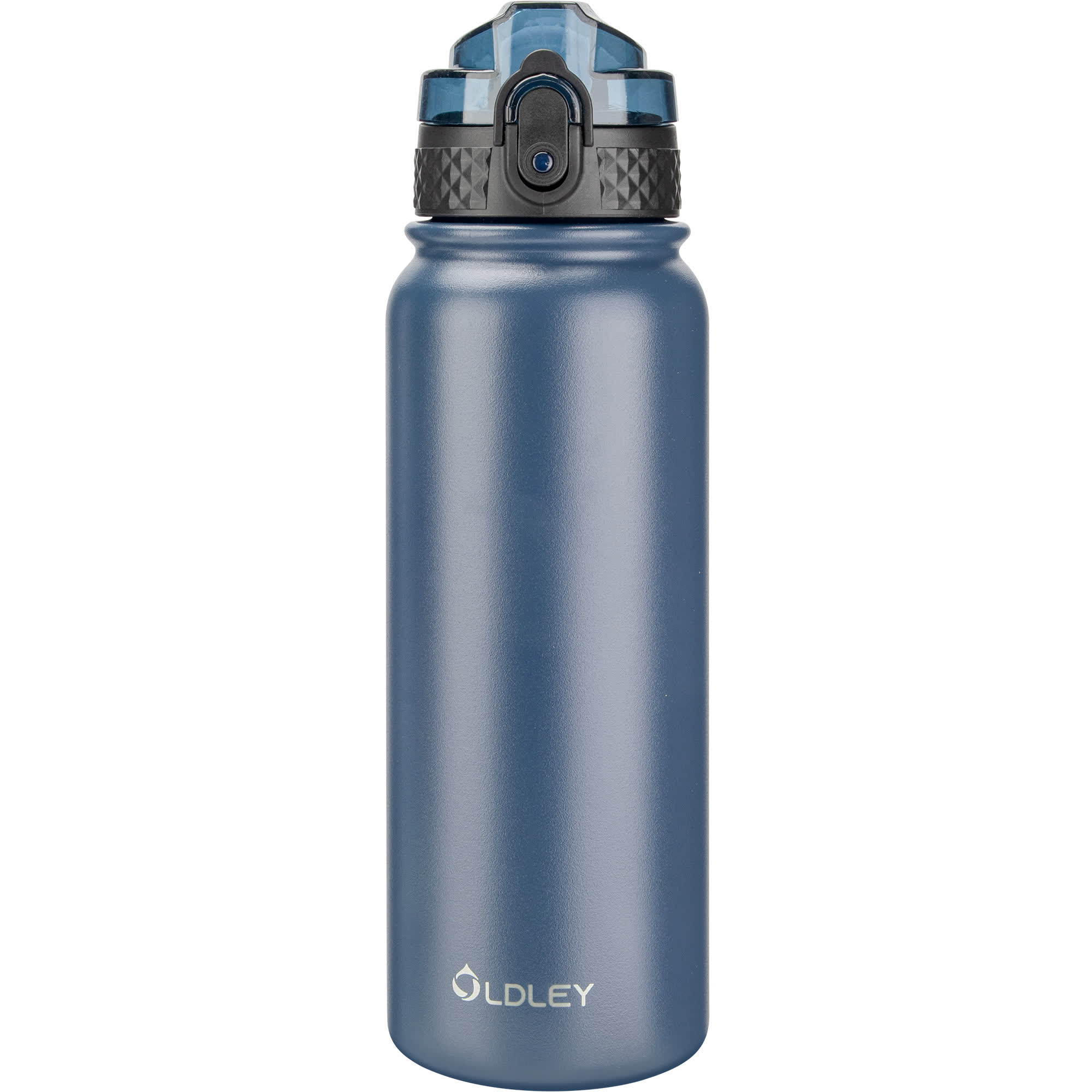 Oldley 20oz Triple Lid Thermos Bottle - 20oz Navy Blue Vacuum Insulated Water Flask - Image 9