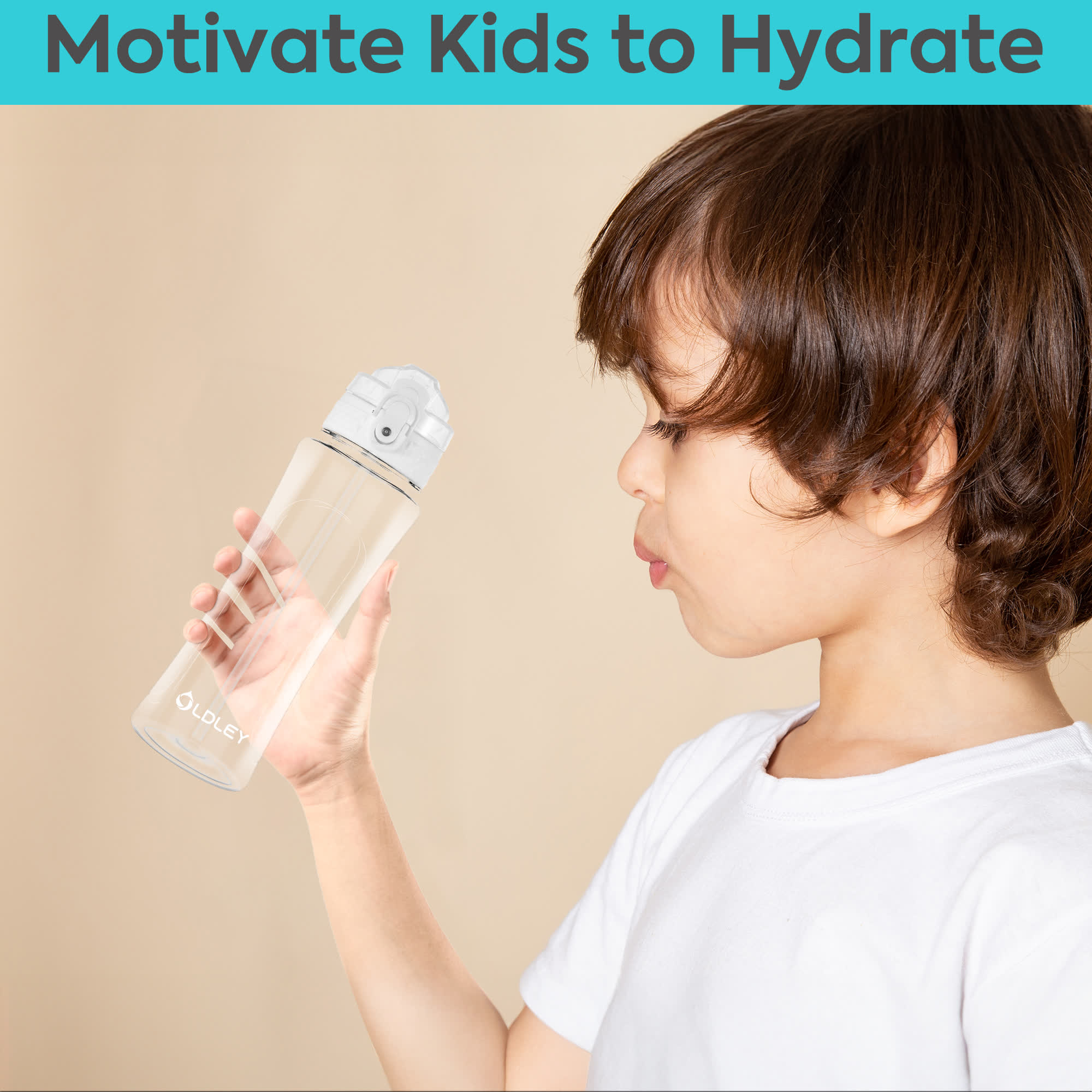 Oldley Transparent Kids Water Bottle - Image 6