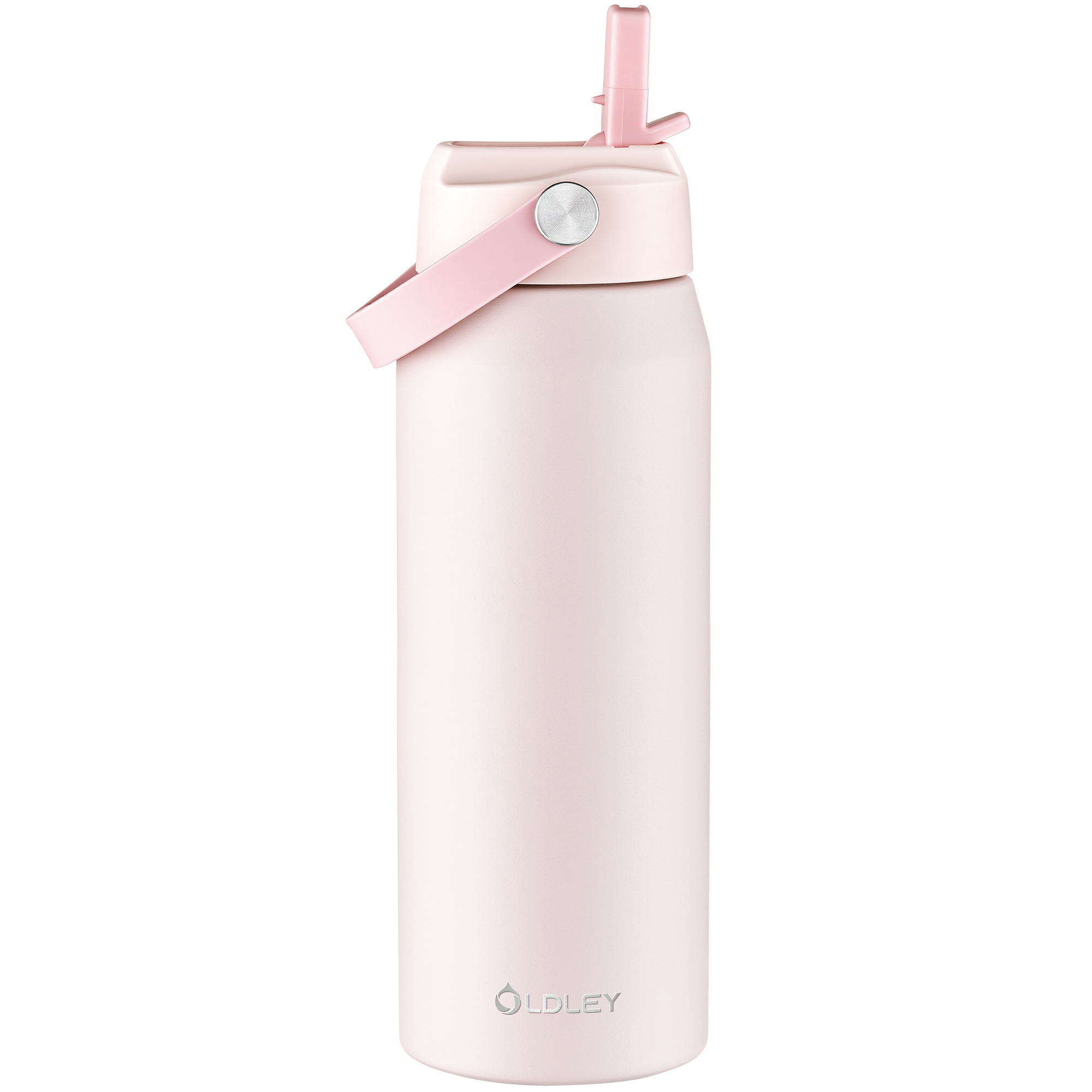 Oldley Light Pink Gradient Color Stainless Steel Thermos - 24oz - Image 3