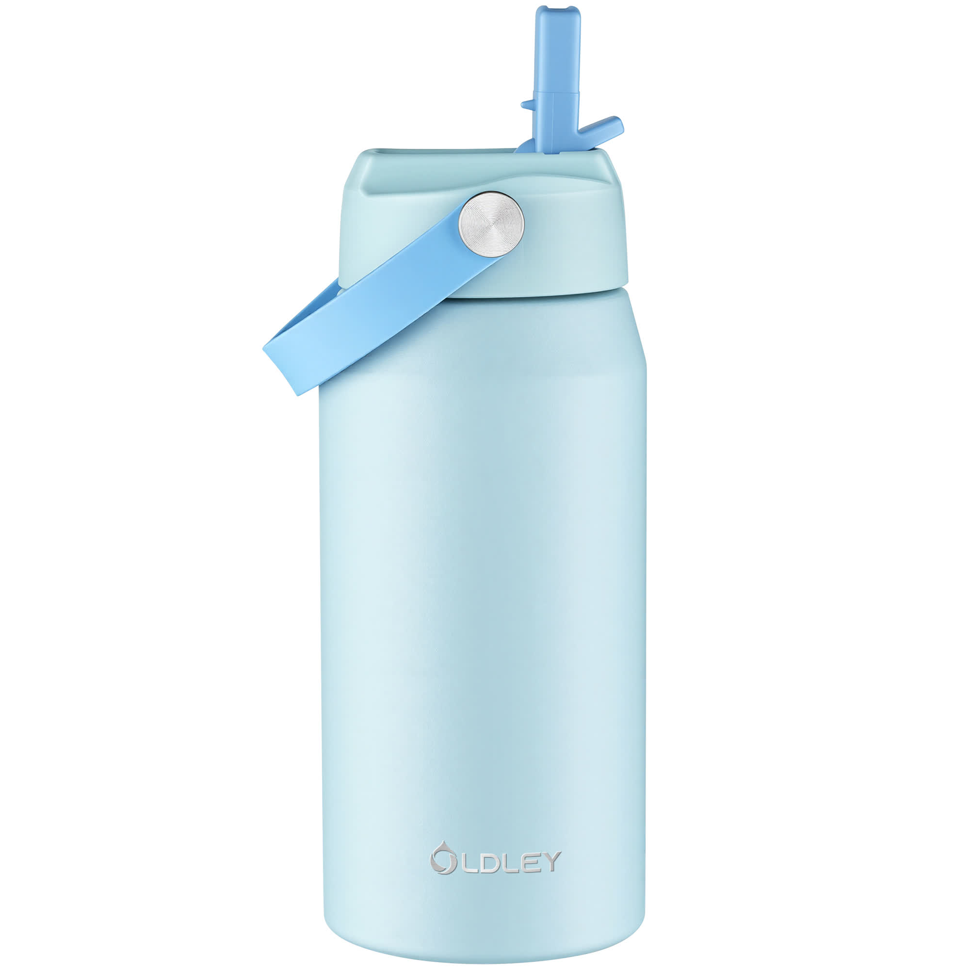 Oldley Light Blue Gradient Water Bottle 550ml 750ml 1000ml - 24oz - Image 13