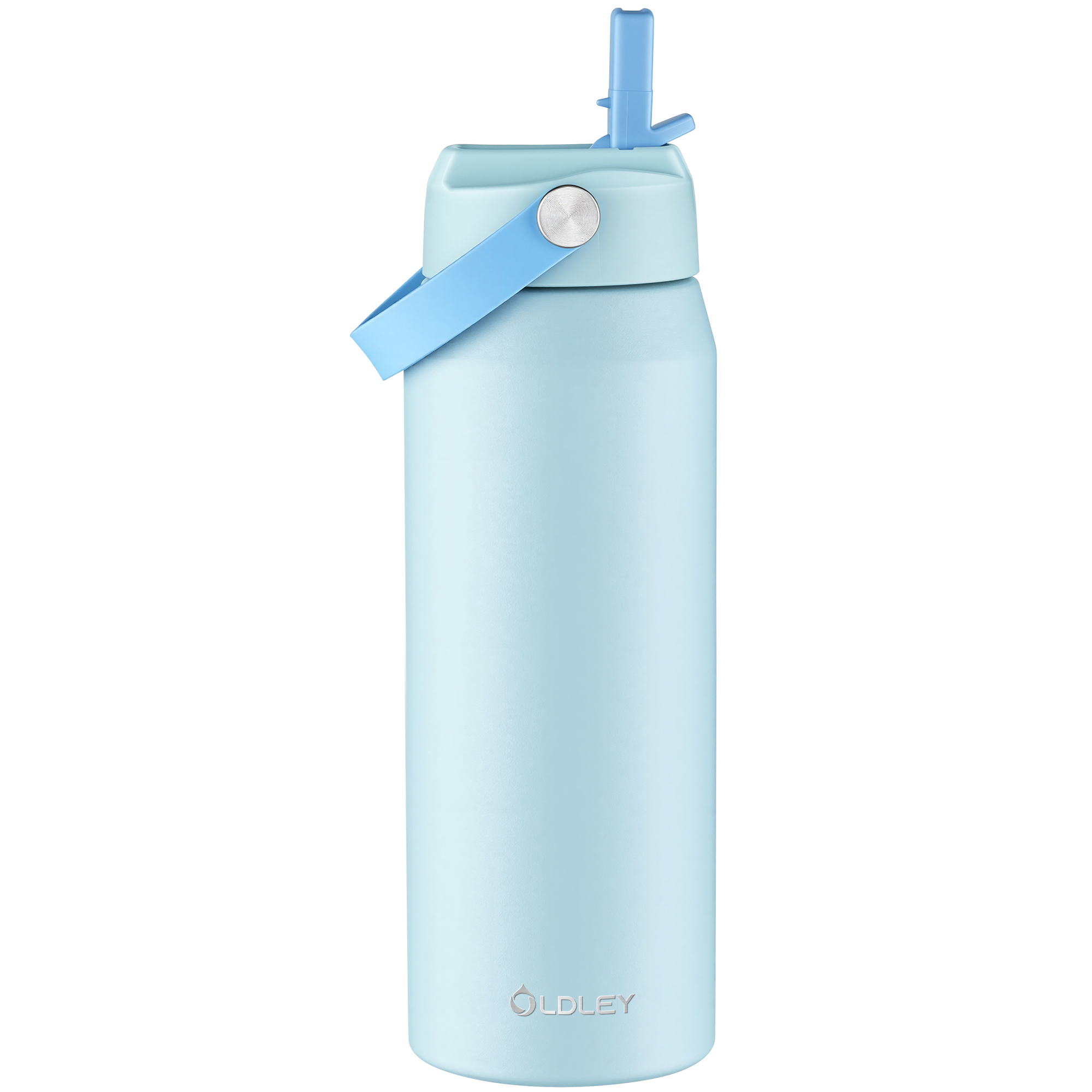 Oldley Light Blue Gradient Water Bottle 550ml 750ml 1000ml - 24oz - Image 11